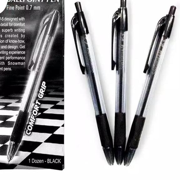 

℮ Pen/Pulpen Snowman V5 0,7 mm - V5 Biru 1lsn ➫