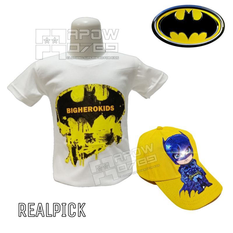 ( BISA COD ) PAKET MURAH 2IN1- KAOS ANAK MOTIF BATMAN/ BAJU ANAK MURAH / KAOS ANAK LAKI-LAKI USIA 2-10THN