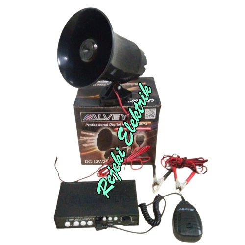 Megaphone Amplifier ALVEY TA-990MP3 - Recording Sirene Multifungsi Music Mp3 Player