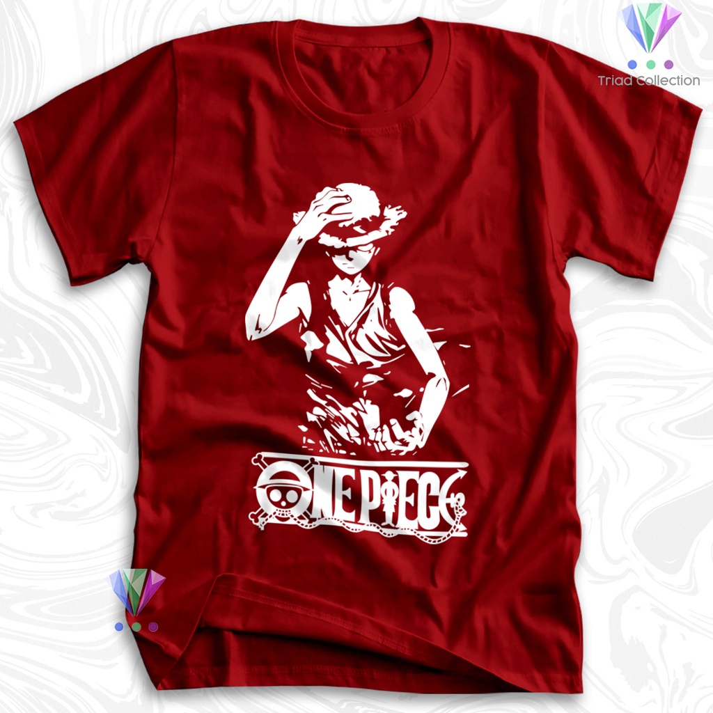 Tshirt Baju Kaos Distro MONKEY D LUFFY / Kaos Distro Pria Wanita