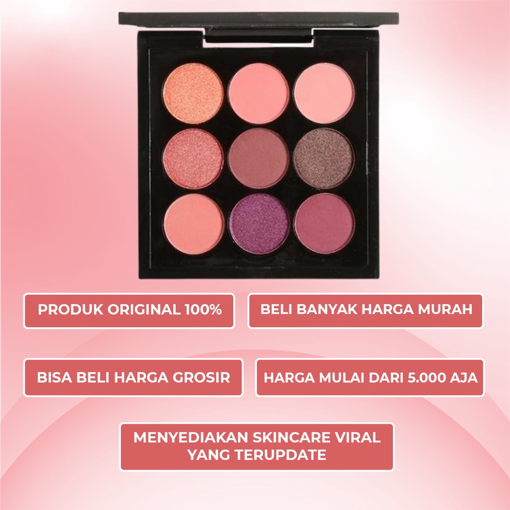 [ SKINHOUSEID ] FOCALLURE NINE COLORS EYESHADOW / 9 Warna Eyeshadow palette mata kosmetik