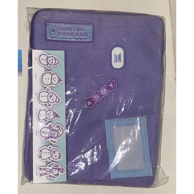 BTS Winter package pouch + wappen