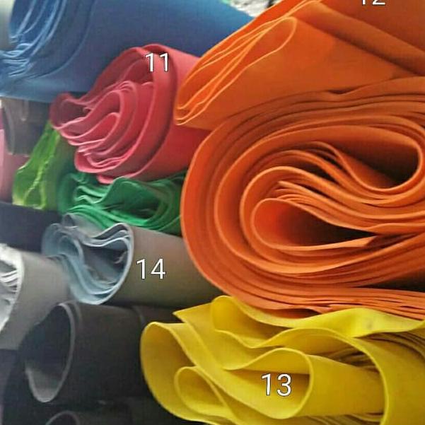 SPON EVA / SPON ATI 2mm - Warna Warni Lembaran ukuran 200 x 120 cm