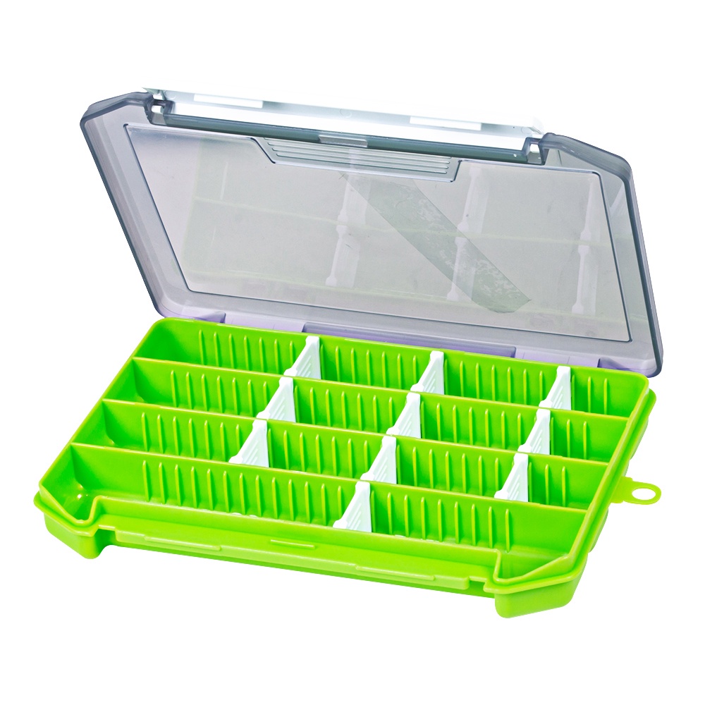 HENGJIA Fishing Tackle Box Storage Trays with Removable Dividers carp Fishing Box Lures Hooks Accessories Storage Organizer Box