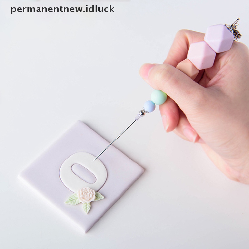 (luckypermanentnew) Alat Pencampur Fondant / Icing / Biskuit / Kue Kering 3D Untuk Baking