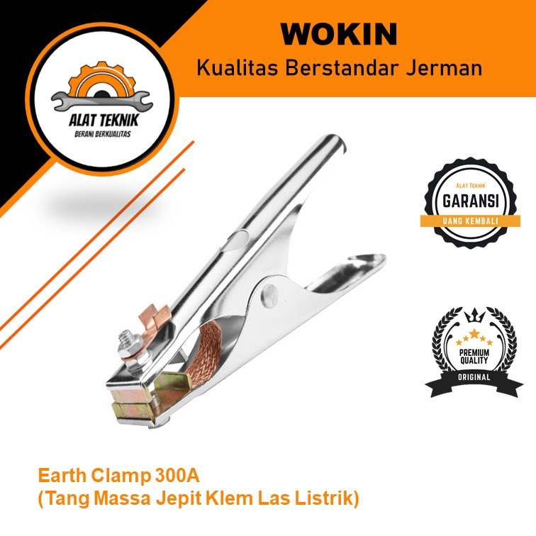 Tang Massa Jepit Klem Las Listrik EARTH CLAMP 300A WOKIN (ORIGINAL)