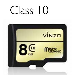 Vinzo SD Card 8GB Class 10 - Memory Card