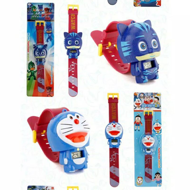 Jam Tangan Karakter Anak Jam Tangan Cartoon batman spiderman frozen hello kity micky minnie