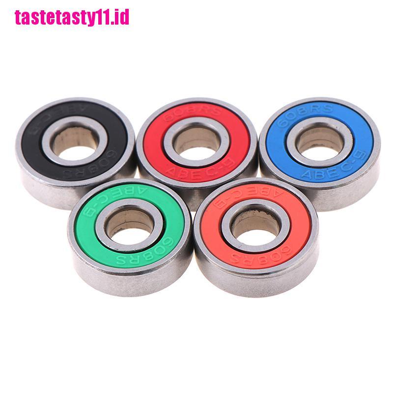 5 Pcs ABEC-9 608RS Roda roller Bola Segel Untuk Skuter skateboard