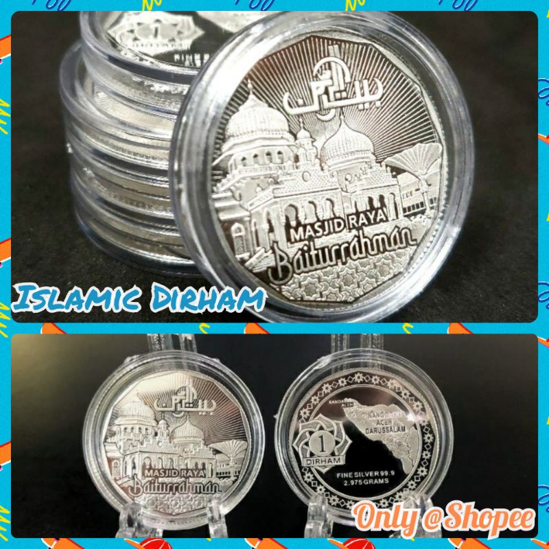 DIRHAM ACEH KOIN ACEH 1 KOIN PERAK NOT ANTAM WAKALA IMN SALA KELANTAN PERURI