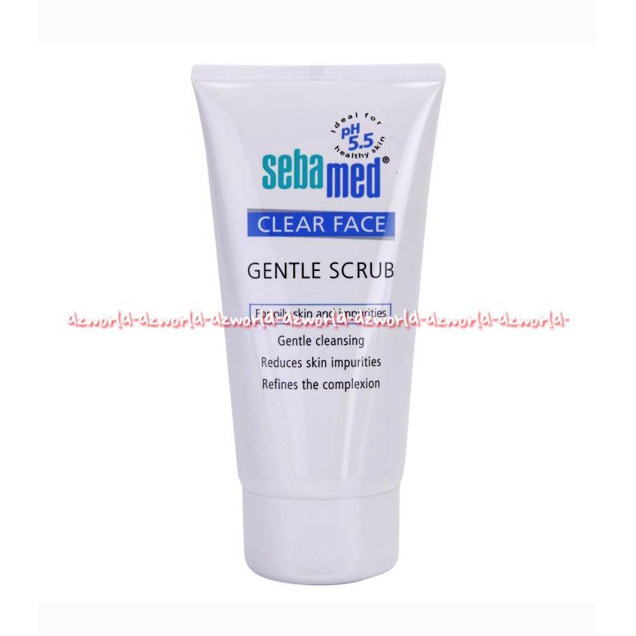 Sebamed Clear Face Gentle Scrub 150ml Pembersih Wajah Sabun Muka Seba Med