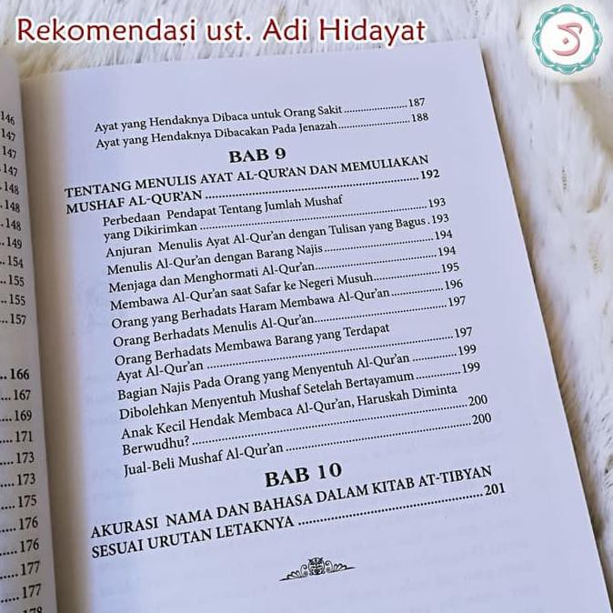 Buku At Tibyan Adab Penghafal Quran Ust Adi Hidayat