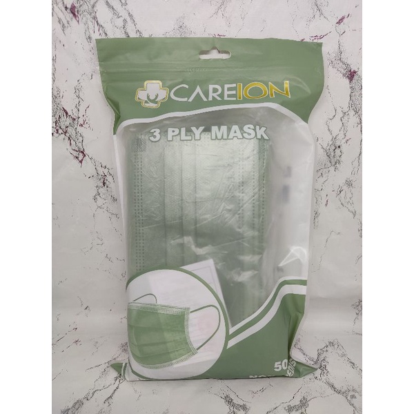 MASKER 3PLY CAREION WARNA ISI 50 LEMBAR