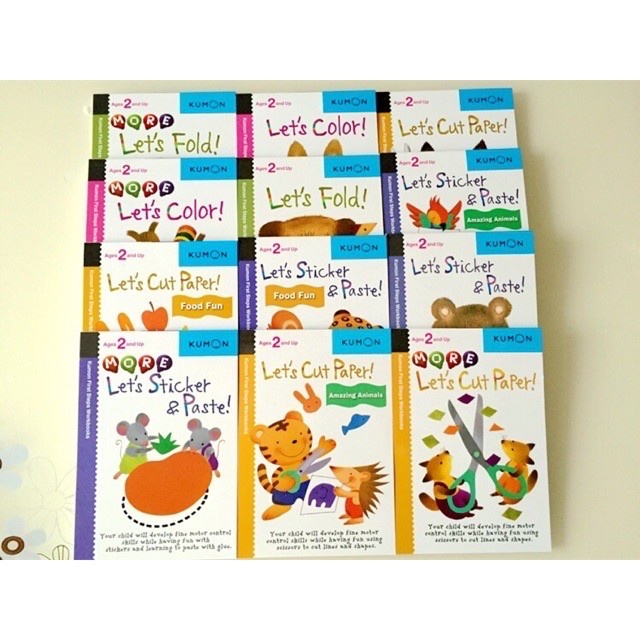 kumon first step series set - 1 set 12 books