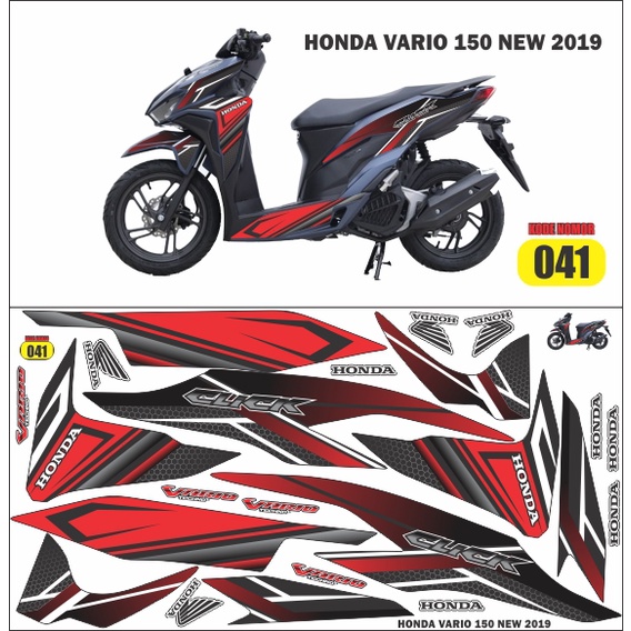 Jual Stiker Striping Honda vario 150 new / Striping Decal ALL New honda