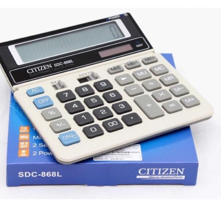 

Recomend Kalkulator Citizen SDC 868 L Kalkulator 12 Digit Sudah Termasuk Batrai 爱