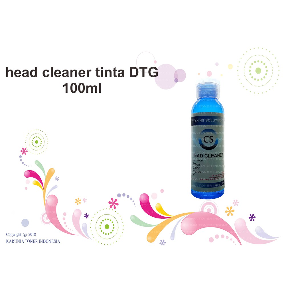 head cleaner tinta DTG 100ml