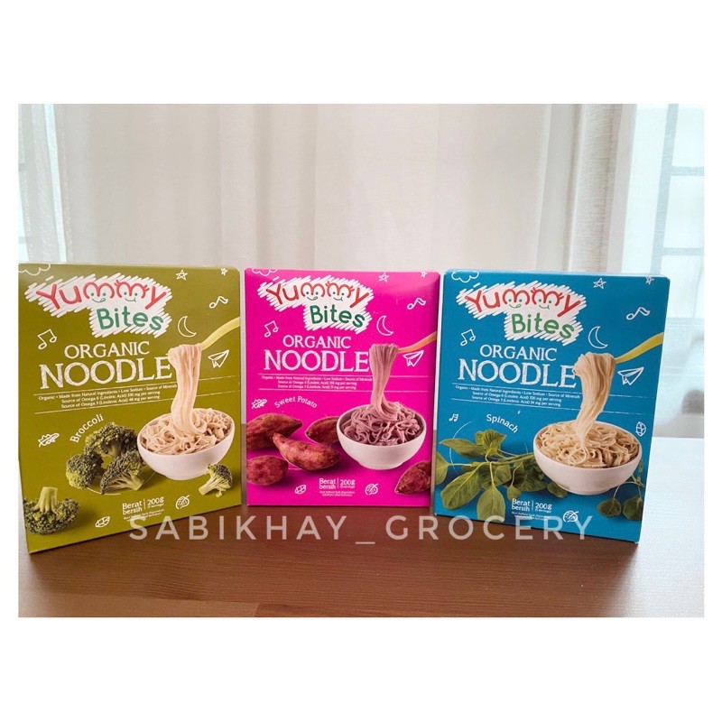 YUMMY BITES NOODLE ORGANIC / PASTA BABY YUMMY BITES