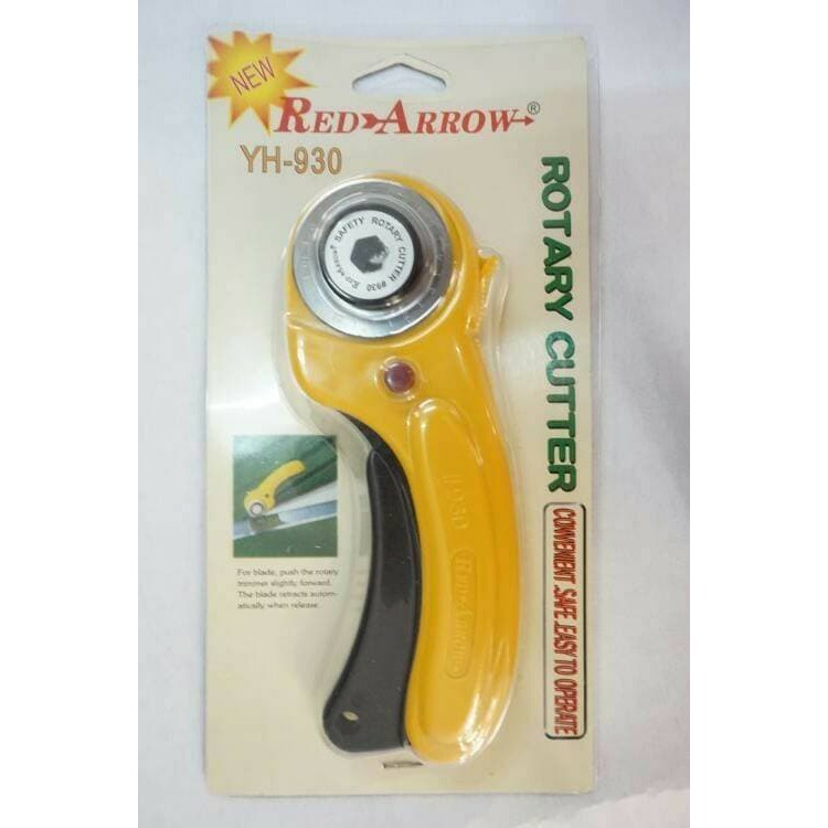 

Rotary Cutter 45mm Red Arrow YH 930 Alat Potong Bahan Kain