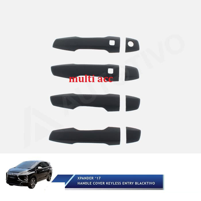 Cover Handle Mitsubishi Xpander KEYLESS Hitam Doff BEST QUALITY