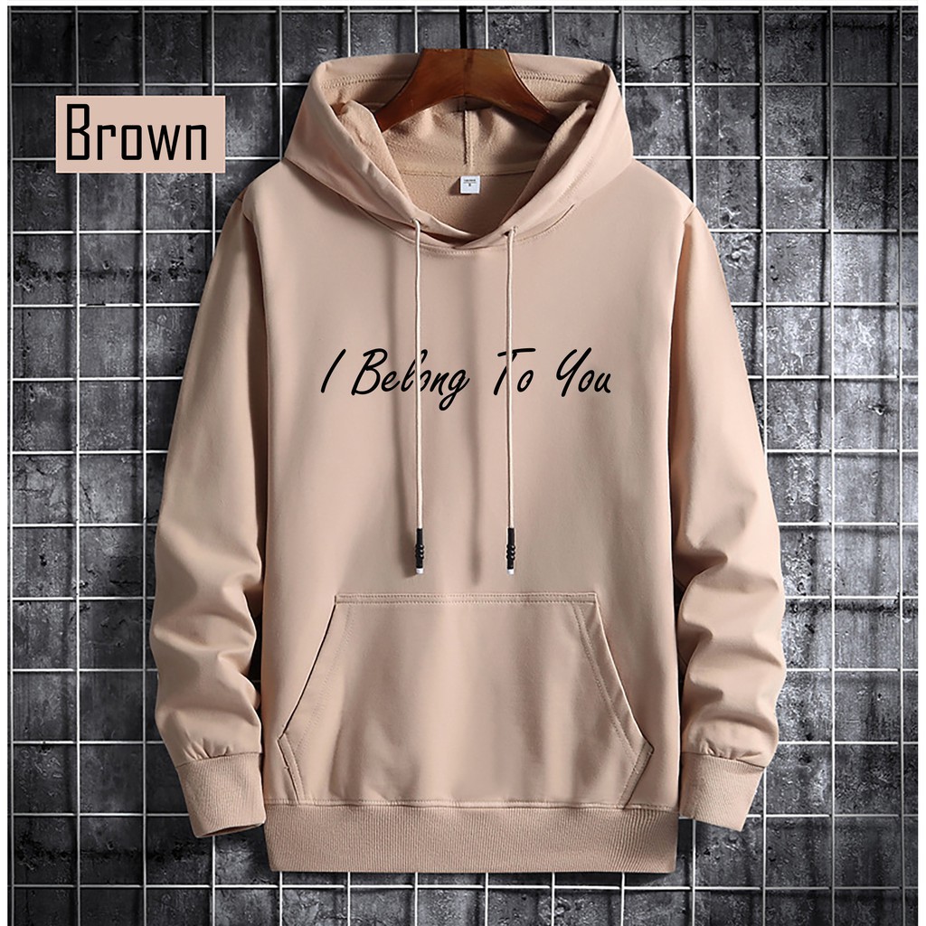 Sweater Polos Hoodie Jumper I Belong To You Pria &amp; Wanita SIZE L-XXL