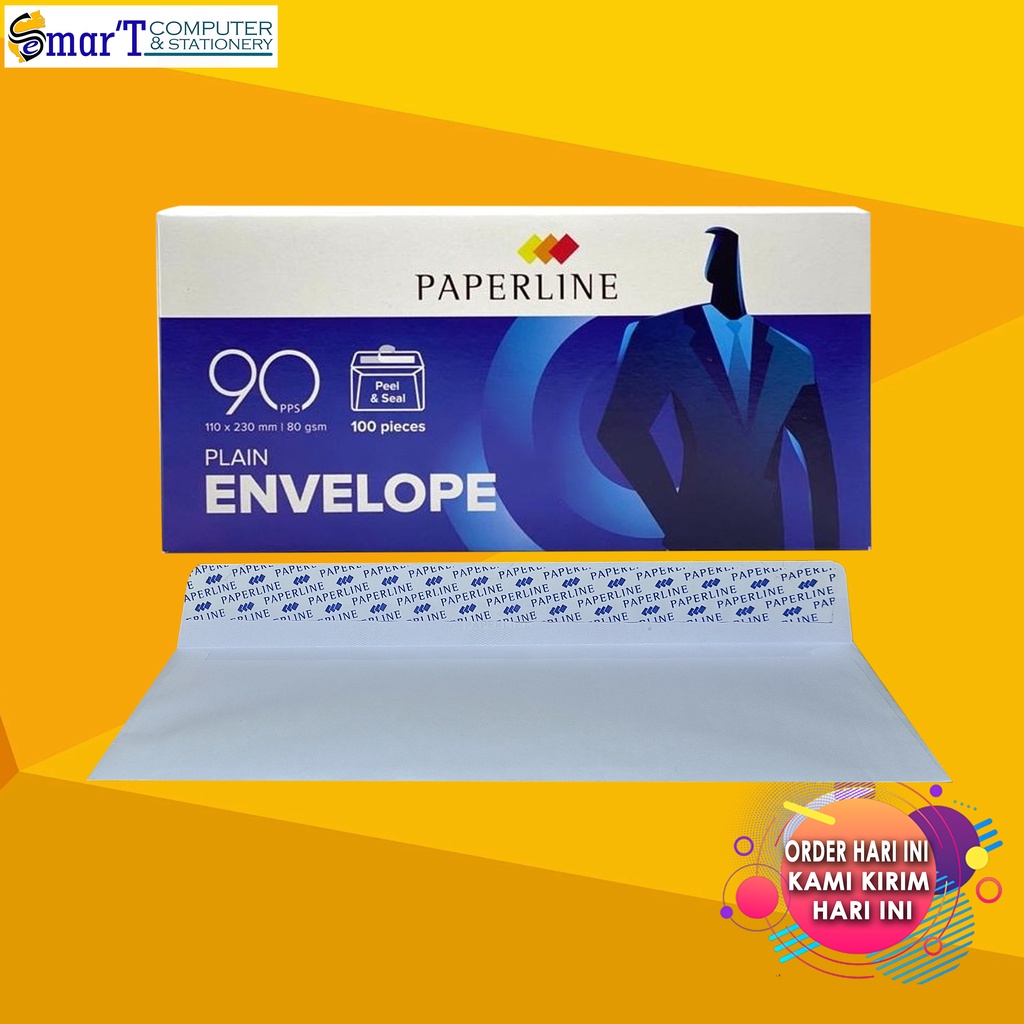 

Amplop Putih Ukuran Besar 90 PPS Dengan Seal Pengaman/ Amplop Surat Merk PaperlineHarga Satuan