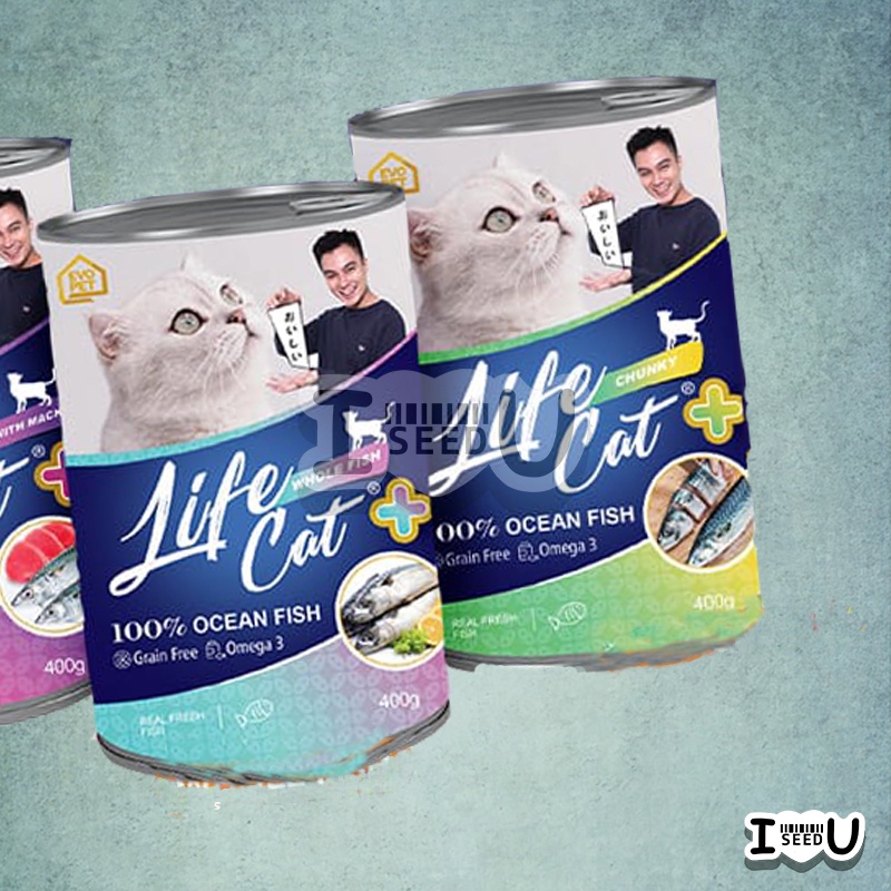 Life Cat Plus 400gr Makanan Kucing Basah Kaleng