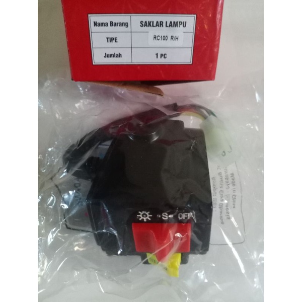 Holder RH dan LH SuzukiRC100 | Saklar Lampu RC 100 | saklar holder suzuki rc100