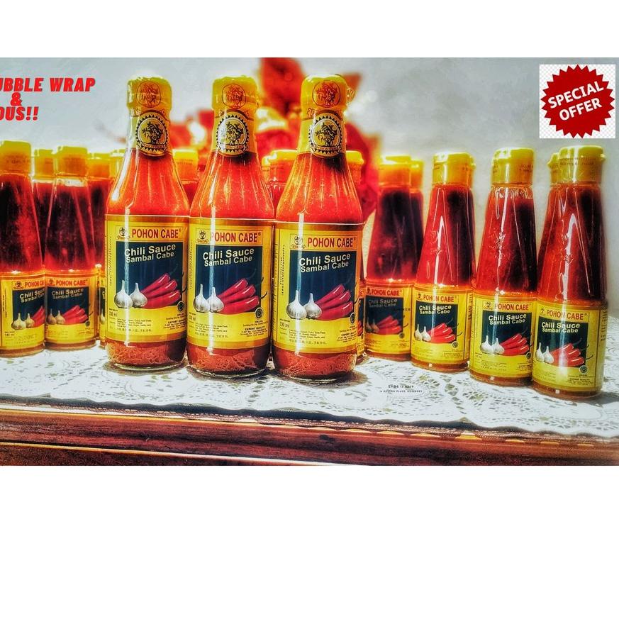 

RR4♣ !!! Sambal pohon cabe 500ml & 330 ml Barang Bagus