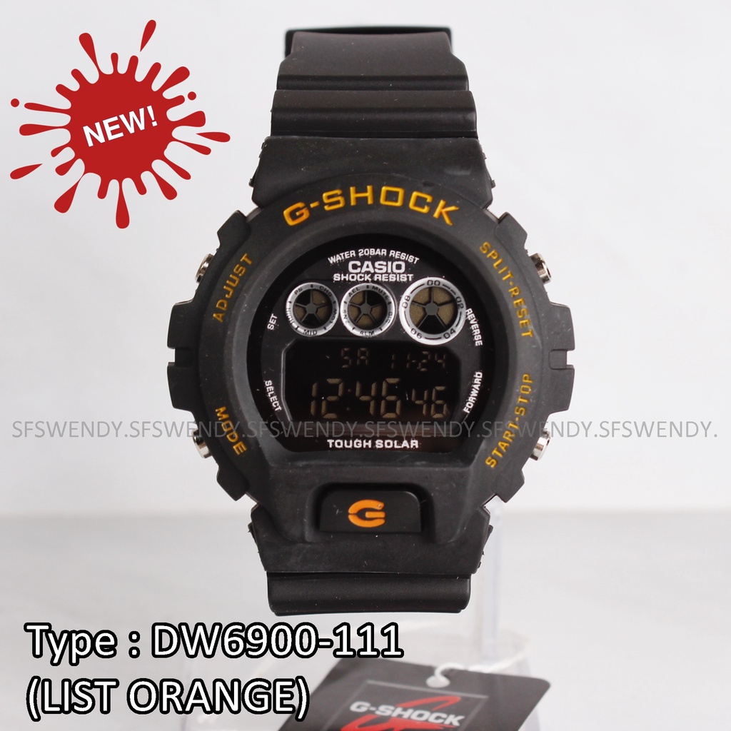 PRODUK TERLARIS !!! Jam tangan digital pria &amp; anak anak G Shock DW-6900 Hitam Army anti air sporty