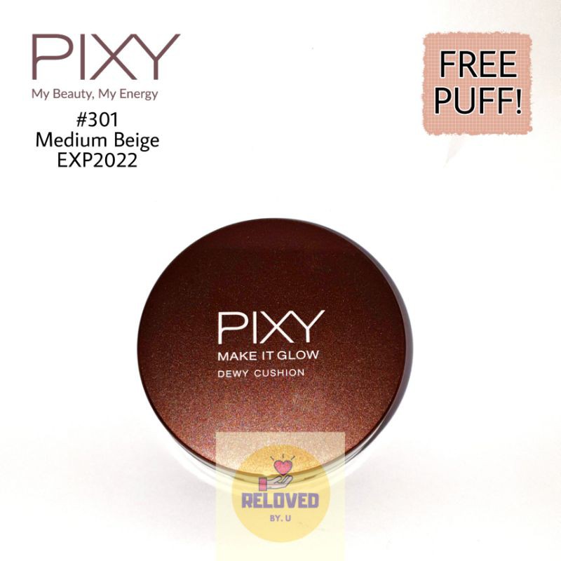 [PRELOVED] PIXY Make It Glow Dewy Cushion 301 - Medium Beige