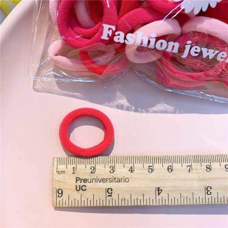 [ Ready Stock ] 50pcs/bag Little Daisy Elastic Rubber Bands /  Basic Elastic Hair Bands Tie /Daisy Children's Mini Hair Band /Hair Ponytail Rubber Bands Holder Beauty Tools