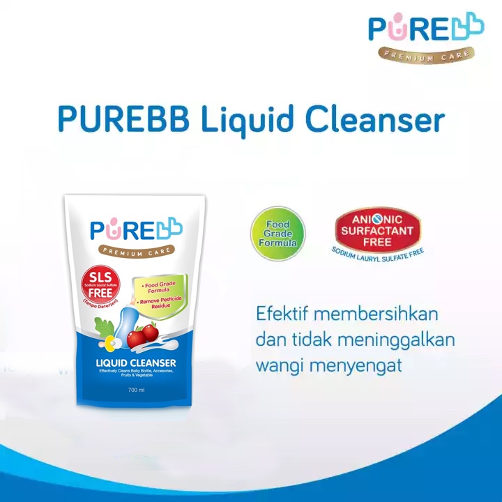 Pure Liquid Cleanser 700ml / Cairan Pencuci Botol bayi