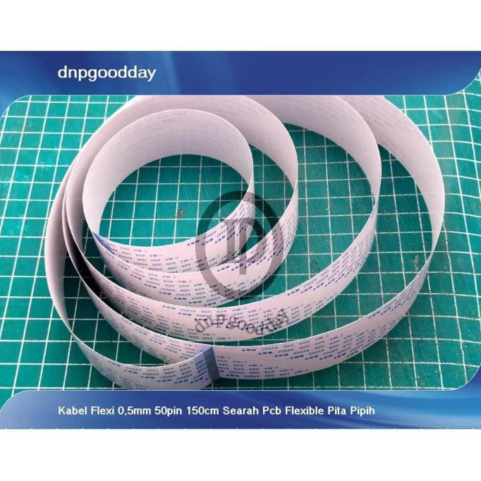 

Kabel Flexi 0,5Mm 50Pin 150Cm Searah Pcb Flexible Pita Pipih Dnpgood11 Berkualitas