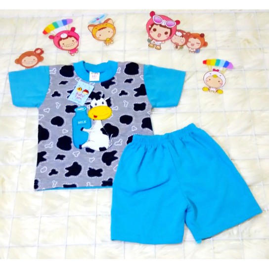 BABY TOM Setelan - Baju Setelan Anak Laki-laki - Busana Anak Cow