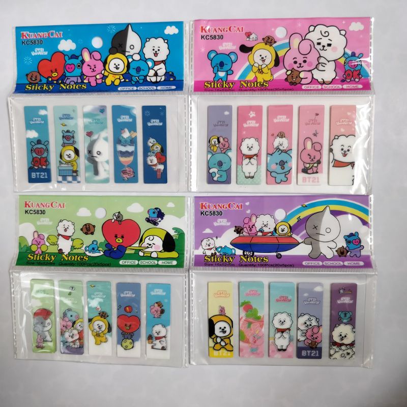 

STICKY NOTE PEMBATAS BUKU PLASTIK KARAKTER