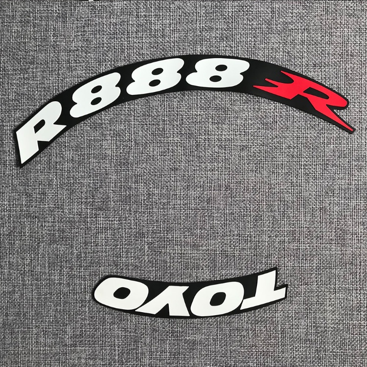 1 SET TOYO Tire Letter Sticker Car Motorcycle Tire Modified Personalized Fashion Hot Can Decorate 1 Wheel