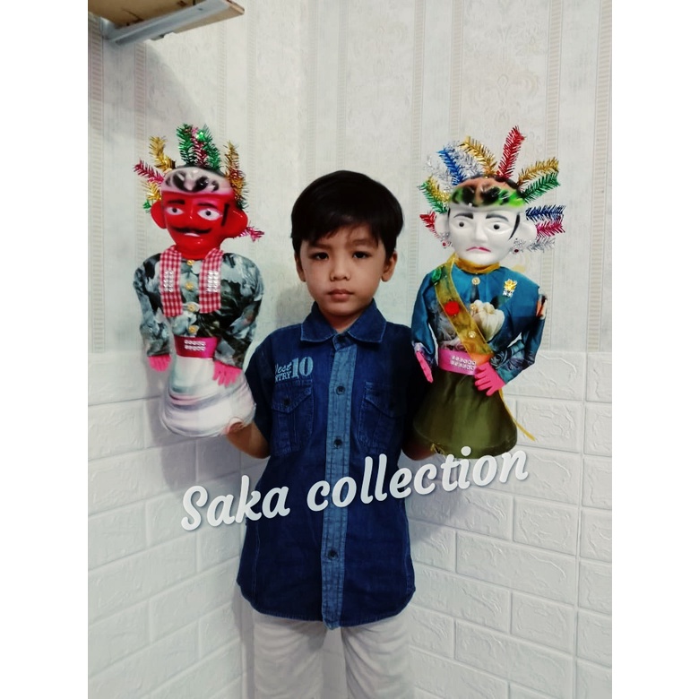 BONEKA ONDEL ONDEL 1 PASANG TINGGI 33CM TERLARIS