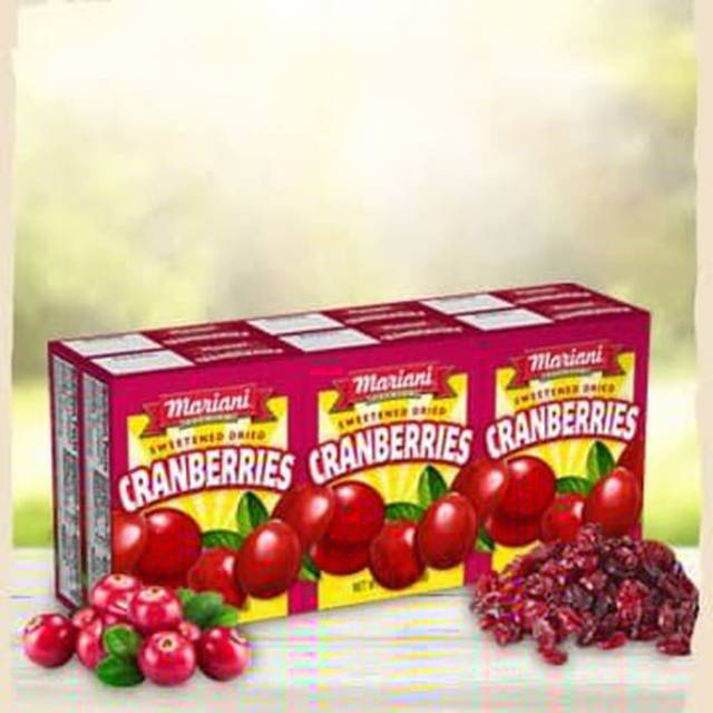 

Mariani Cranberries 6x30gr