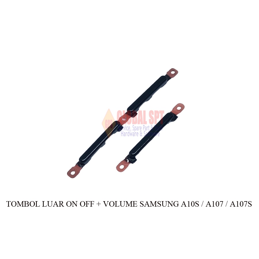 TOMBOL LUAR SAMSUNG A10S ON OFF INCLUDE VOLUME / TOMBOL RUBBER A107 / A30S / A307 / A107F