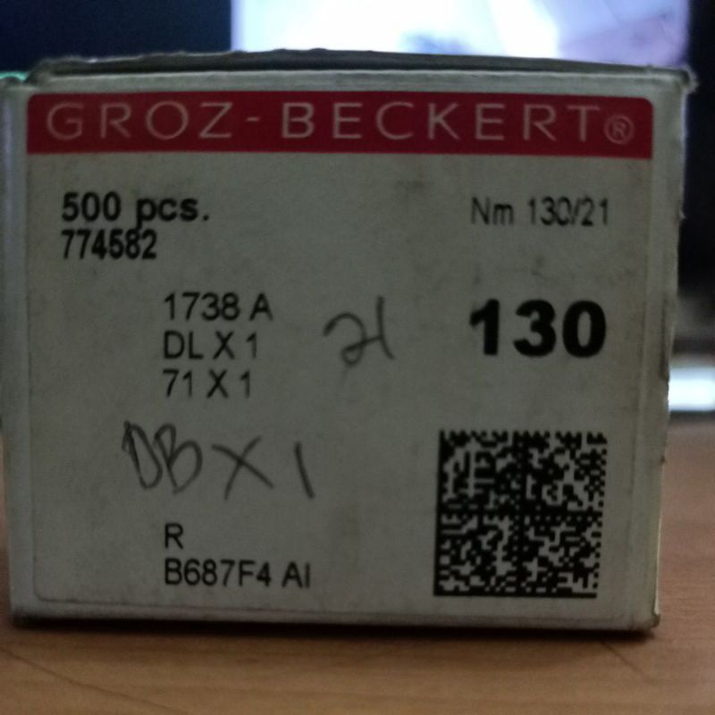 jarum groz beckert DL x 1 nomor 21