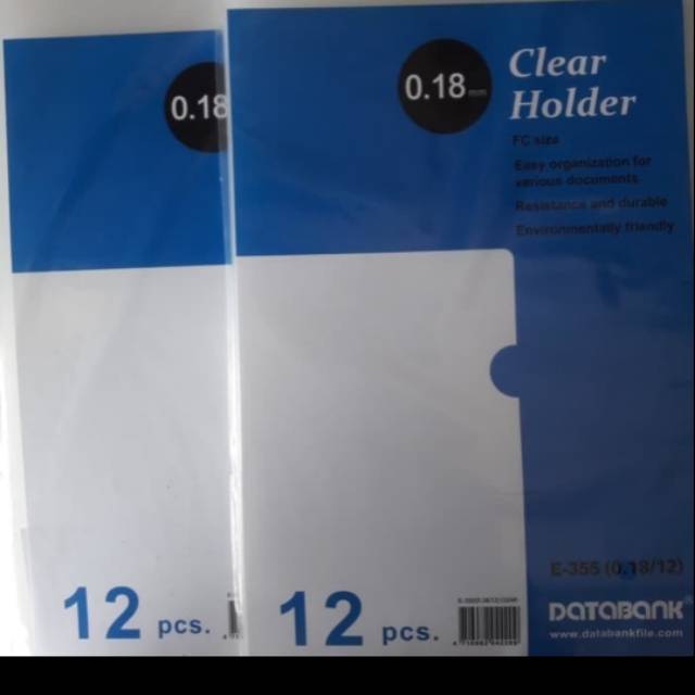 

Map L / Clear Sleeve F4 per pack