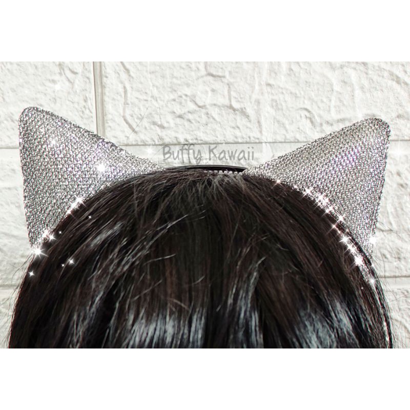 Bando kucing cat nekomimi pita sparkling fancy party birthday halloween christmast