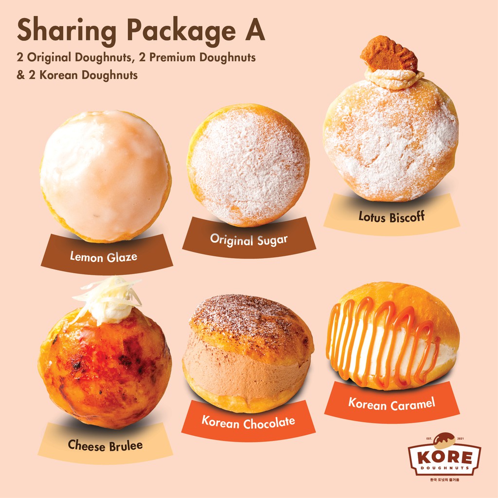 

Bomboloni Package A (2 Original, 2 Premium, 2 Korean)