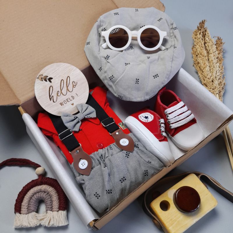 Exclussive Baby Boy Hampers / Kado Lahiran / Hampers Bayi/ Kado Bayi/ Kado Bayi Laki-Laki/ Baju Bayi-3