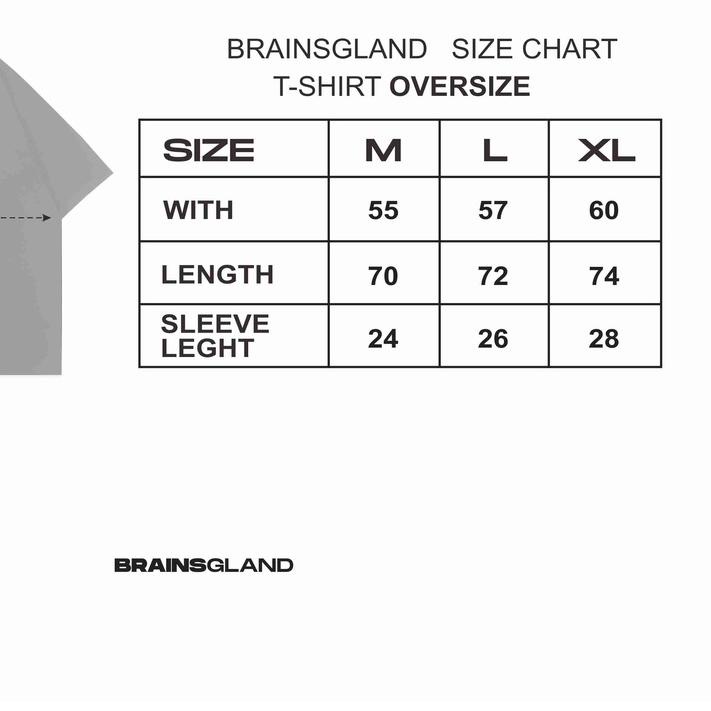➦ T-Shirt | Oversize | Waifu| Black | Brainsgland ➫