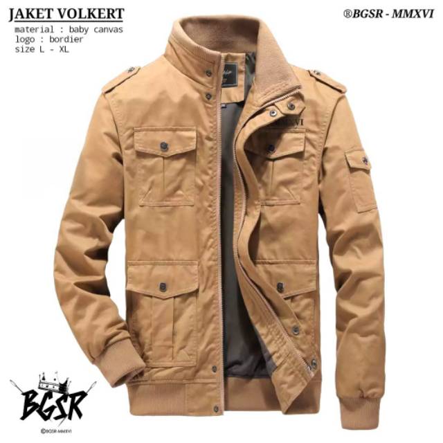 Jaket parka pria / jaket semi parka pria  B.G.S.R style terbaru premium