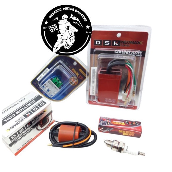 PAKET UPGRADE CDI KOIL KIPROK BUSI RACING CRYPTON VEGA LAMA VEGA R LAMA ORIGINAL DSK NO LIMIT