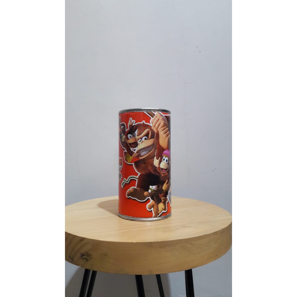 Jual Celengan Kaleng Anak-Anak Stiker Bergambar / Celengan Tabungan