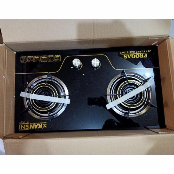 Kompor tanam progas 2 tungku Gas-gas